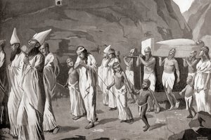 A Phoenician funeral procession, from Hutchinson