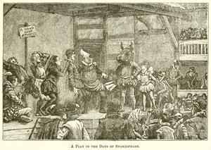 A Play in the Days of Shakespeare by English School