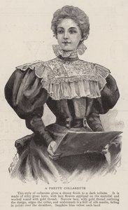 A Pretty Collarette by English School