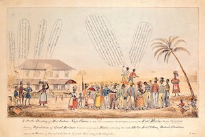 A Public Meeting of West Indian Negro Slaves by English School