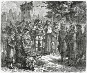 A Robber Knight exacting Tribute, 1882