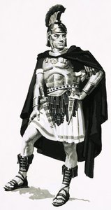 A Roman legionary by English School