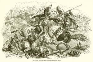 A Scene during the Indian Mutiny, 1857 by English School