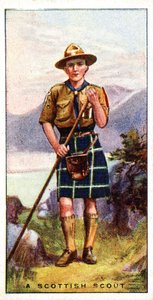 A Scottish Scout, 1929 by English School