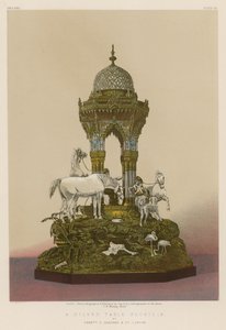 A Silver Table Fountain by English School