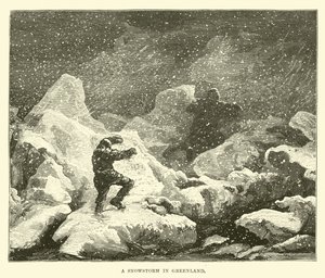 A Snowstorm in Greenland