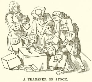 A Transfer of Stock by English School