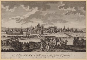 A View of the City of Vienna, the Capital of Germany by English School