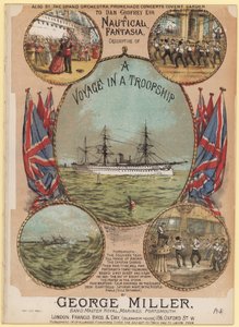 A Voyage in a Troopship by English School