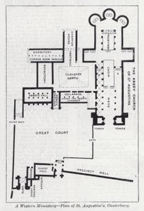 A Western Monastery, Plan of St Augustine