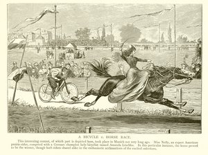 A Bicycle vs Horse Race