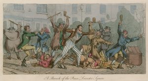 A breach of the peace, Leicester Square, London by English School