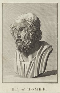 A Bust of Homer by English School