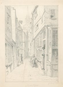 A court or passage near St Martins Church, London, July 1828