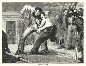 A Fight in a Storm by English School