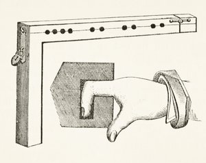 A Finger Pillory, used in the 15th Century, from 