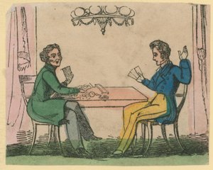 A Game of Cards by English School
