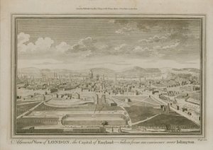 A General View of London by English School