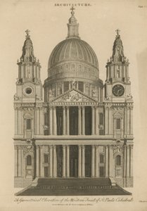 A Geometrical Elevation of the Western Front of St Paul