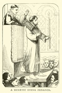 A heretic doing penance