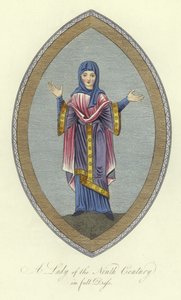 A Lady of the 9th Century in Full Dress