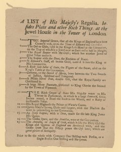 A List of His Majesty