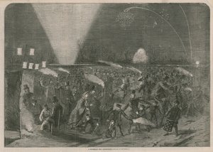 A Night on the Serpentine, Hyde Park, London by English School