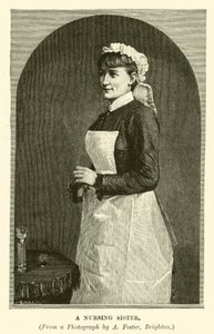 A Nursing Sister by English School