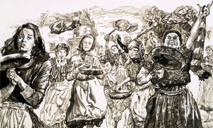 A pancake race