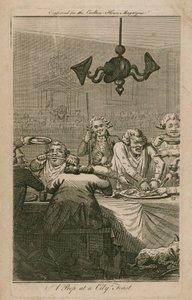 A peep at a City feast by English School