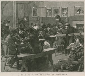 A play room for the poor in Islington: The general room by English School