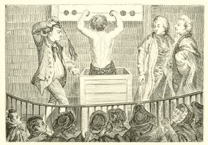 A Public Whipping in the London Sessions House Yard by English School