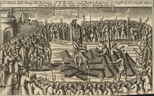 A Table Describing the Burning of Bishop Ridley and Father Latimer at Oxford