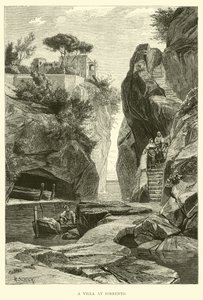 A villa at Sorrento by English School