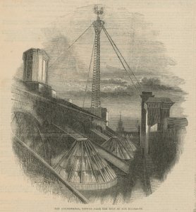A Visit to Lloyds - The Insurance of Ships: The Anemometer, Viewed from the Roof of the Exchange by English School