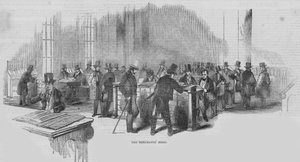 A Visit to Lloyds - The Insurance of Ships: The Merchants Room