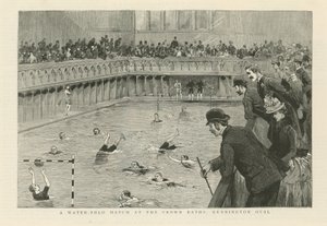 A Waterpolo Match at the Crown Baths by English School