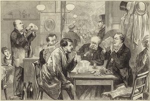 A White Beer Room by English School