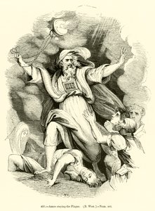 Aaron staying the Plague, B West, Numbers xvi by English School