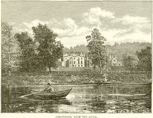 Abbotsford, from the River by English School