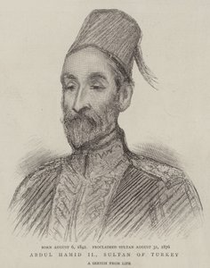 Abdul Hamid II, Sultan of Turkey by English School