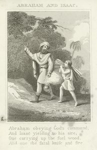 Abraham and Isaac by English School