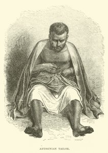 Abyssinian Tailor by English School