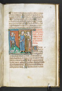 Aristotle pointing at birds brought to the king, from Secretum Secretorum