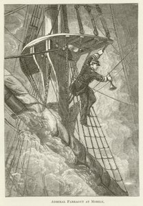 Admiral Farragut at Mobile by English School