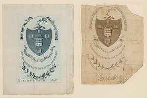 Admission tickets for the trial of Warren Hastings