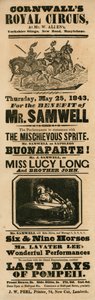 Advert for Cornwall