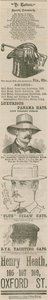 Advert for Henry Heath, 105-109 Oxford Street, London, The Hatterie