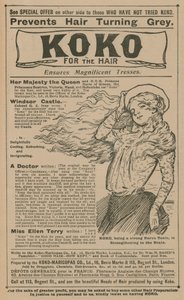 Advert for Koko for the Hair by English School