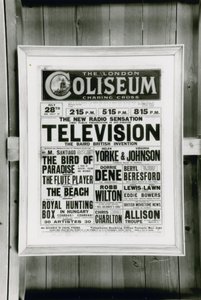 Advert for the new radio sensation: television